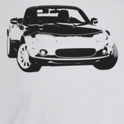 2007 Miata Three Quarter Angle View Light Color T Shirt