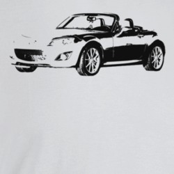 2012 Miata Three Quarter Angle View Light Color T Shirt