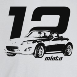 2012 Miata Three Quarter Angle View With Year And Model Name Light Col