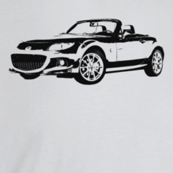 2014 Miata Three Quarter Angle View Light Color T Shirt
