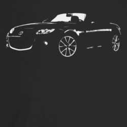 2014 Miata Three Quarter Angle View Dark Color T Shirt