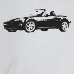 2015 Miata Three Quarter Angle View Light Color T Shirt