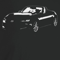 2017 Miata Three Quarter Angle View Dark Color T Shirt