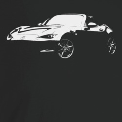 2019 Miata Three Quarter Angle View Dark Color T Shirt