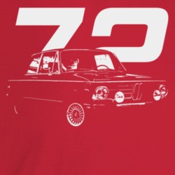 1972 2002 Three Quarter Angle View With Year Dark Color T Shirt