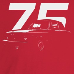 1975 2002 Three Quarter Angle View With Year Dark Color T Shirt