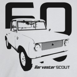 1960 Scout Three Quarter Angle View With Year And Model Name Light Col