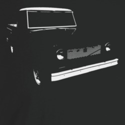 1960 Scout Three Quarter Angle View Dark Color T Shirt