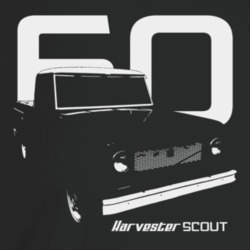 1960 Scout Three Quarter Angle View With Year And Model Name Dark Colo