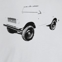 1961 Scout Three Quarter Angle View Light Color T Shirt