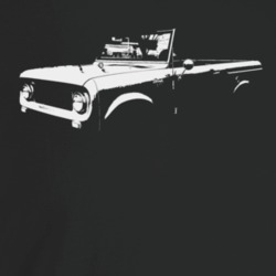 1961 Scout Three Quarter Angle View Dark Color T Shirt