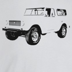 1962 Scout Three Quarter Angle View Light Color T Shirt