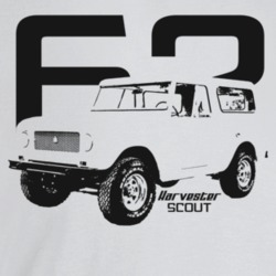 1962 Scout Three Quarter Angle View With Year And Model Name Light Col