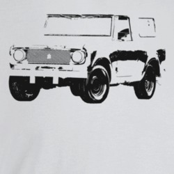 1963 Scout Three Quarter Angle View Light Color T Shirt