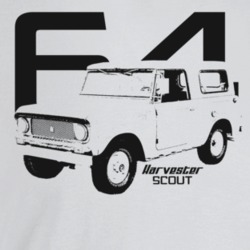 1964 Scout Three Quarter Angle View With Year And Model Name Light Col