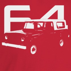 1964 Scout Three Quarter Angle View With Year T Shirt