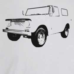 1965 Scout Three Quarter Angle View Light Color T Shirt