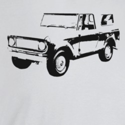 1966 Scout Three Quarter Angle View Light Color T Shirt
