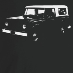 1966 Scout Three Quarter Angle View Dark Color T Shirt