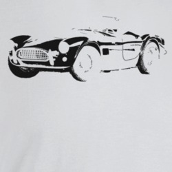 1962 Cobra Three Quarter Angle View Light Color T Shirt