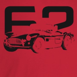 1962 Cobra Three Quarter Angle View With Year Light Color T Shirt