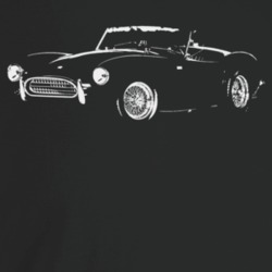 1962 Cobra Three Quarter Angle View Dark Color T Shirt