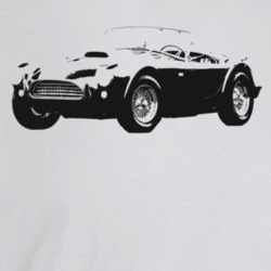 1963 Cobra Three Quarter Angle View Light Color T Shirt