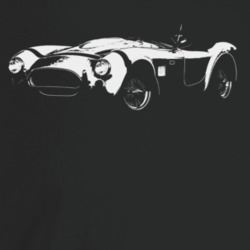 1964 Cobra Three Quarter Angle View Dark Color T Shirt