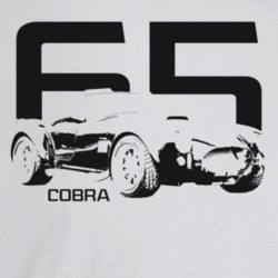 1965 Cobra Three Quarter Angle View With Year And Model Name Light Col