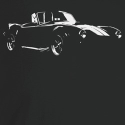 1965 Cobra Three Quarter Angle View Dark Color T Shirt