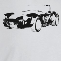 1966 Cobra Three Quarter Angle View Light Color T Shirt