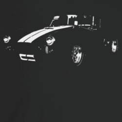 1966 Cobra Three Quarter Angle View Dark Color T Shirt
