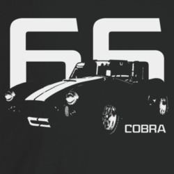1966 Cobra Three Quarter Angle View With Year And Model Name Dark Colo
