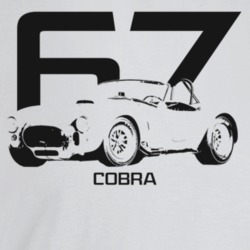 1967 Cobra Three Quarter Angle View With Year And Model Name Light Col