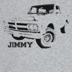 1970 Jimmy Three Quarter Angle View With Model Name Light Color T Shir