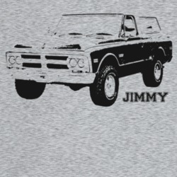 1971 Jimmy Three Quarter Angle View With Model Name Light Color T Shir
