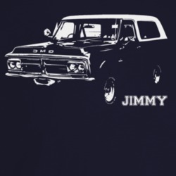 1971 Jimmy Three Quarter Angle View With Model Name Dark Color T Shirt