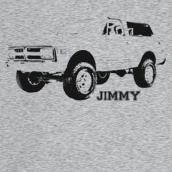 1972 Jimmy Three Quarter Angle View With Model Name Light Color T Shir