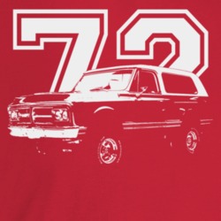 1972 Jimmy Three Quarter Angle View With Year Dark Color T Shirt