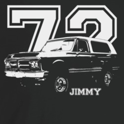 1972 Jimmy Three Quarter Angle View With Year And Model Name Dark Colo