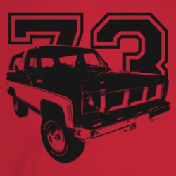 1973 Jimmy Three Quarter Angle View With Year Light Color T Shirt