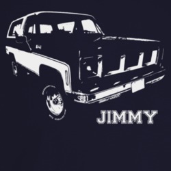 1973 Jimmy Three Quarter Angle View With Model Name Dark Color T Shirt