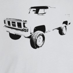 1974 Jimmy Three Quarter Angle View Light Color T Shirt