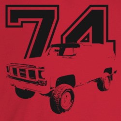 1974 Jimmy Three Quarter Angle View With Year Light Color T Shirt