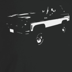 1974 Jimmy Three Quarter Angle View Dark Color T Shirt