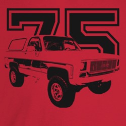 1975 Jimmy Three Quarter Angle View With Year Light Color T Shirt
