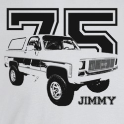 1975 Jimmy Three Quarter Angle View With Year And Model Name Light Col
