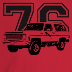 1976 Jimmy Three Quarter Angle View With Year Light Color T Shirt
