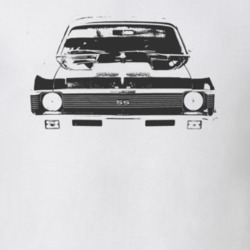 1969 CHEVY NOVA Faded Look Grill View Black Graphic Light T Shirt