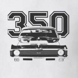 1969 CHEVY NOVA Faded Look Grill View Black Graphic With Engine Size L